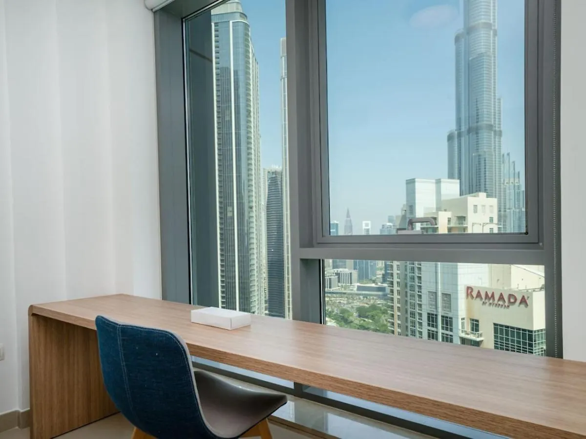 Cosy 2 Bedroom With A Burj Khalifa View Dubaï 0*,